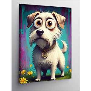 Kanvas Tablo Sevimli Köpek