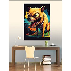 Kanvas Tablo Çılgın Köpek 70x100 cm