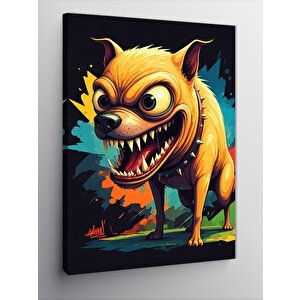 Kanvas Tablo Çılgın Köpek