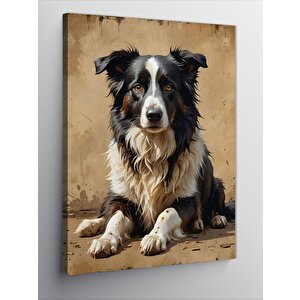 Kanvas Tablo Köpek Portresi