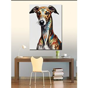 Kanvas Tablo Tüylü Köpek Portresi