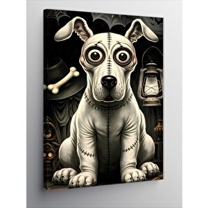 Kanvas Tablo Şaşkın Köpek 100x140 cm