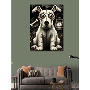 Kanvas Tablo Şaşkın Köpek 70x100 cm