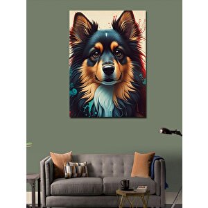 Kanvas Tablo Köpek Portresi 100x140 cm