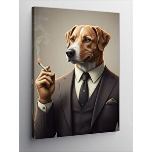 Kanvas Tablo Şık Köpek