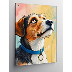 Kanvas Tablo Köpek Portresi 70x100 cm