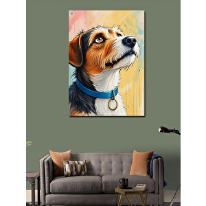 Kanvas Tablo Köpek Portresi