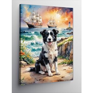 Kanvas Tablo Doğada Köpek 70x100 cm