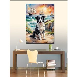 Kanvas Tablo Doğada Köpek 70x100 cm