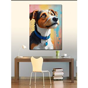 Kanvas Tablo Duygusal Köpek Portresi
