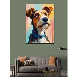 Kanvas Tablo Bakışlarıyla Köpek 70x100 cm