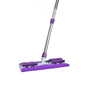 Pony Mandalli Mop Mi̇krofi̇ber Yüzey Temi̇zli̇k Seti̇ Paspas Yer Duvar Cam Kiskaçli Kli̇psli̇