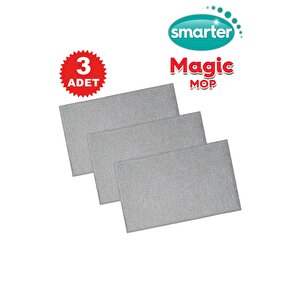 Magic Yedek Mop 3 Adet Paspas Temi̇zli̇k Seti̇ Mandalli Yer Yüzey Temi̇zli̇k Havlusu Bezi̇ Uyumlu