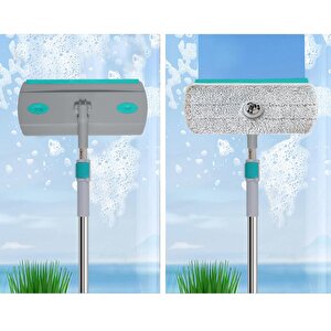 Smarter Aqua Flat Temi̇z Ve Ki̇rli̇ Suyu Ayirma Özelli̇ği̇ Otomati̇k Temi̇zli̇k Seti̇ Tablet Mop Paspas