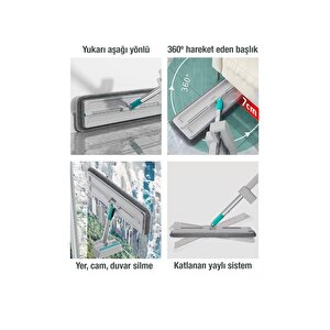 Smarter Aqua Star Temi̇zli̇k Seti̇ + Yedek Tablet Mop Paspas