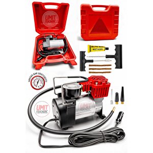 150psi Metal Plastik Çantalı 12v Araba Oto Lastik Şişirme Pompası  Kompresör Lastik Filitl Hediye