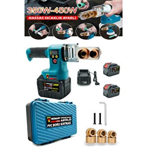 Alman 99880vfx Kömürsüz Motor Çift  Akülü  Plastik Pvc Boru Kaynak Makinası