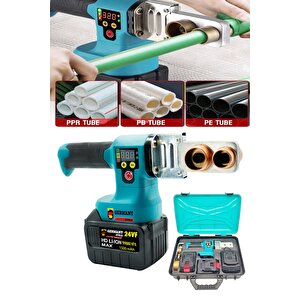 Alman 99880vfx Kömürsüz Motor Çift  Akülü  Plastik Pvc Boru Kaynak Makinası