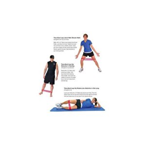 Pilates Direnç Egzersiz Loop Bandı Lastiği Spor Fitness Jimnastik Direnç Plates Lastiği