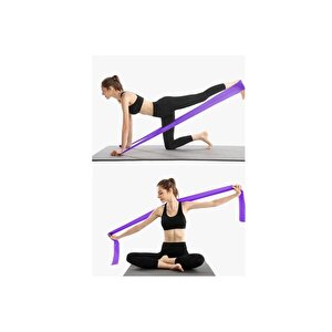 Pilates Bandı Sert 150 X 7.5 Cm Egzersiz Direnç Lastiği