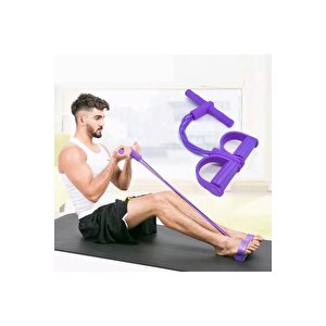 Çok Fonksiyonlu Çekme Haltı-direnç Lastiği Mor