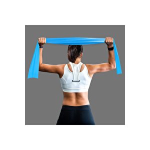 Pilates Bandı Tam Sert 120 X 7.5 Cm Egzersiz Direnç Lastiği