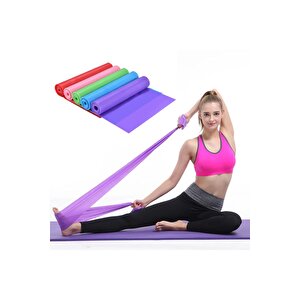 Pilates Bandı Plates Egzersiz Direnç Lastiği 1 Adet