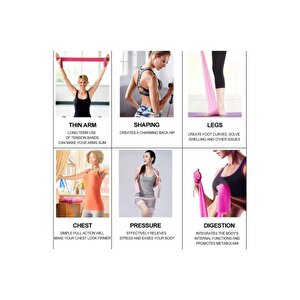Pilates Bandı 150x15 Cm Sert Mor