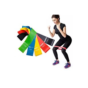 3 Lü Farklı Dirençte Squat Bandı Hafif Orta Sert Pilates Aerobik Çalışma Lastiği Egzersiz Fitness