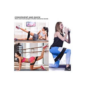 3 Lü Farklı Dirençte Squat Bandı Hafif Orta Sert Pilates Aerobik Çalışma Lastiği Egzersiz Fitness