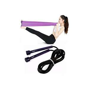 Atlama Ipi Siyah Orta Drenç Pilates Direnç Bandı