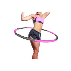 Pembe Pembe Hulahop Hu-la Hoop 1,5 Kg Ağırlıklı