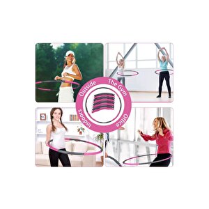 Pembe Pembe Hulahop Hu-la Hoop 1,5 Kg Ağırlıklı