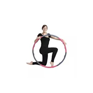 1500 Gr Ağırlıklı Hulahop Çemberi 6 Parça 100 Cm Çapında Geçmeli Pilates Egzersiz Hulahoop Çemberi