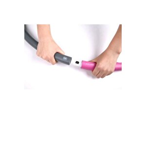 1500 Gr Ağırlıklı Hulahop Çemberi 6 Parça 100 Cm Çapında Geçmeli Pilates Egzersiz Hulahoop Çemberi