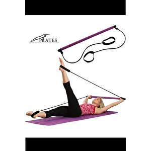 Squat Pilates Studio Evde Spor Egzersiz Çubuğu Kalça Basen Sıkılaştırıcı Pilates Barı Plates