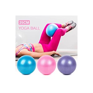 25 Cm Dura Strong Mini Pilates Topu Denge Egzersiz Topu Mavi