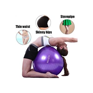 65 Cm Fitilli Pilates Topu Ve Pompa