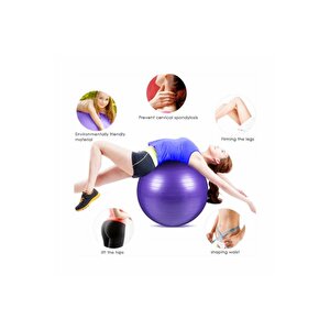 65 Cm Fitilli Pilates Topu Dayanıklı Yüksek Kalite Pilates Topu
