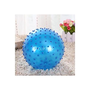 Dikenli Yoga Pilates Aeorobik Jimnastik Topu 65 Cm Mor+ Pompa