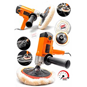 Profesyonel 6 Kademe Devir Ayarlı Dikey Koltuk Yıkama,pasta Cila  Polisaj Makinesi 180mm