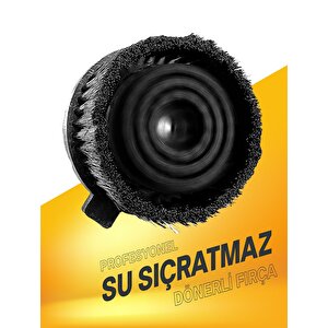 Profesyonel 3 Parça Su Sıçratmayan Orta Sert  Koltuk | Halı | Oto Kuaför | Yıkama Polisaj Fırçası