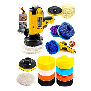 Yüksek Kalite Profesyonel Koltuk Yıkama Zımpara Parlatma Pasta Cila Polisaj Makinası Full Set Takım