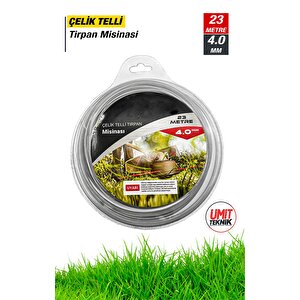 Celik Telli Tirpan Misinasi Motorlu Tırpan Ot Çim Biçme Universal Misine  23 Metre 4.0 Mm