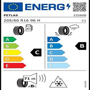 Petlas 205/60 R16 96h Reinf Snowmaster 2 Kış Lastiği (üretim Yılı: 2024)