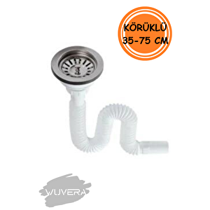 Çöpmak Lavabo Sifonu Geniş Ağızlı Lavabo Gider Borusu
