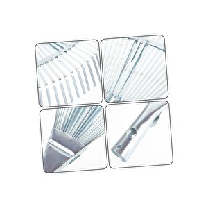 Ayarlı Metal Çim Ve Yaprak Toplama Tırmığı (sap Dahi̇l Deği̇ldi̇r)