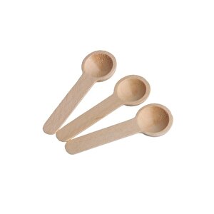 6 Adet Ahşap Mini Baharat Kaşığı