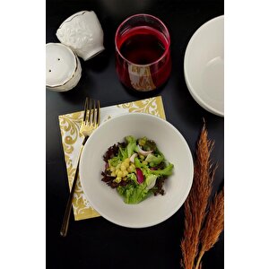 Semazen 6’lı Porselen Salata Servis Kasesi 14 Cm – Tl4052488 C320.003