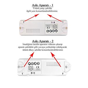 Noas Yl05-1001 Datça 30 Ledli Işıldak - Şarjlı Acil Aydınlatma Kiti - Beyaz Işık